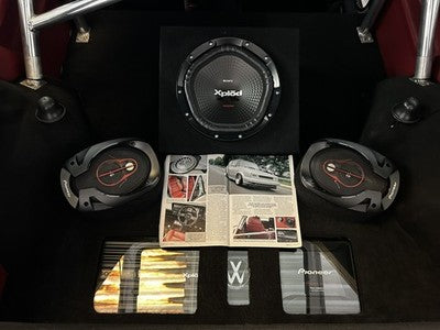 6x9 Coaxial Speaker Pod Enclosure Box - Surface mount - Van Car Boat ICE